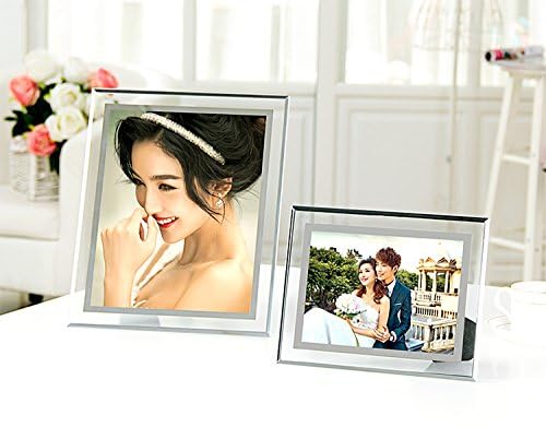Amazon.co.jp: HappyHome フォトフレーム ガラス製 メタル